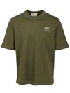 Ami Alexandre Mattiussi Alexandre Mattiussi In Cotton Jersey T-shirt Green In Green