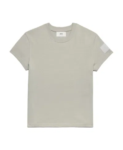 Ami Alexandre Mattiussi T-shirt With Round Neck And Short Sleeves In Nude