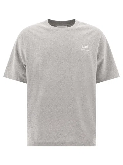 Ami Alexandre Mattiussi T-shirts In Grey