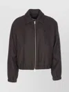 Ami Alexandre Mattiussi Tailored Blazer With Collared Neck And Pockets In Brown
