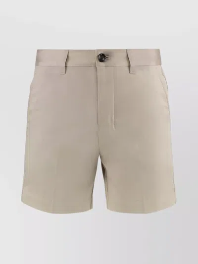 Ami Alexandre Mattiussi Tailored Cotton Shorts With Pockets
