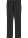 Ami Alexandre Mattiussi Tailored Grey Trousers With Elastic Waistband In Black