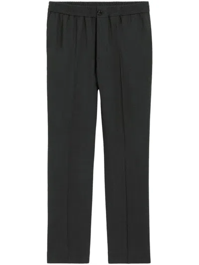 AMI ALEXANDRE MATTIUSSI TAILORED GREY TROUSERS