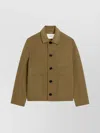 Ami Alexandre Mattiussi Green Wool Boxy Buttoned Jacket Green In Green