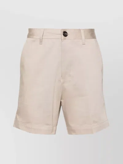 Ami Alexandre Mattiussi Tailored Shorts Featuring Pockets In Neutral