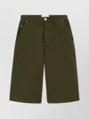 Ami Alexandre Mattiussi Tailored Shorts With Pockets And Belt Loops