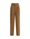 Ami Alexandre Mattiussi Wool Pants In Brown