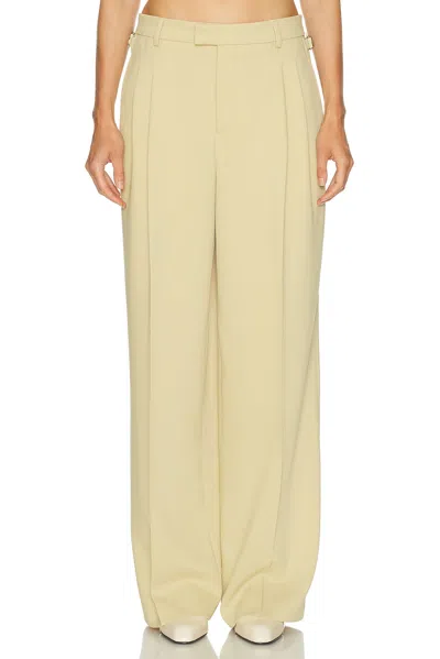 Ami Alexandre Mattiussi Tailored Trouser In Yellow