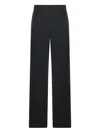 Ami Alexandre Mattiussi Tailored Trousers In Wool Tricotine In Black