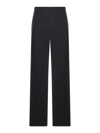 Ami Alexandre Mattiussi Tailored Trousers In Wool Tricotine In Gray