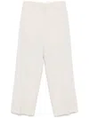 Ami Alexandre Mattiussi Ami Light Beige Tailored Trousers In Neutrals