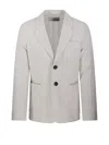Ami Alexandre Mattiussi Ami Tailored Two-button Jacket With Notched Lapel In White