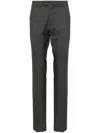 Ami Alexandre Mattiussi Tailored Virgin Wool Trousers In 055 Heather Grey