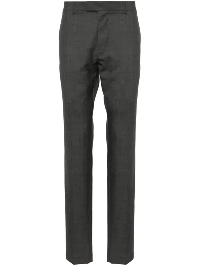 Ami Alexandre Mattiussi Tailored Virgin Wool Trousers In 055 Heather Grey