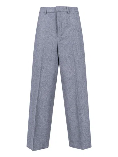 AMI ALEXANDRE MATTIUSSI TAILORED VIRGIN WOOL TROUSERS