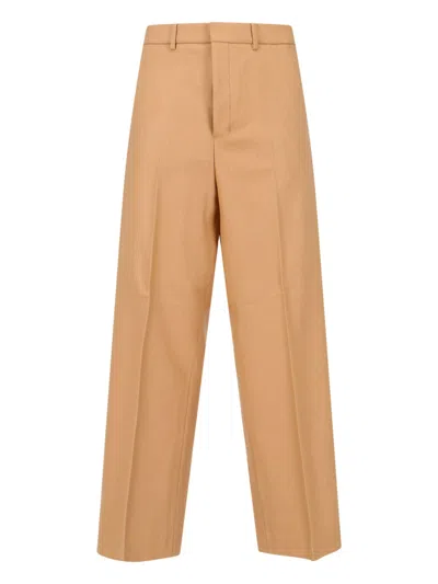 AMI ALEXANDRE MATTIUSSI TAILORED VIRGIN WOOL TROUSERS