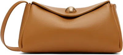 Ami Alexandre Mattiussi Brown Suede Leather Carrousel Bag Brown