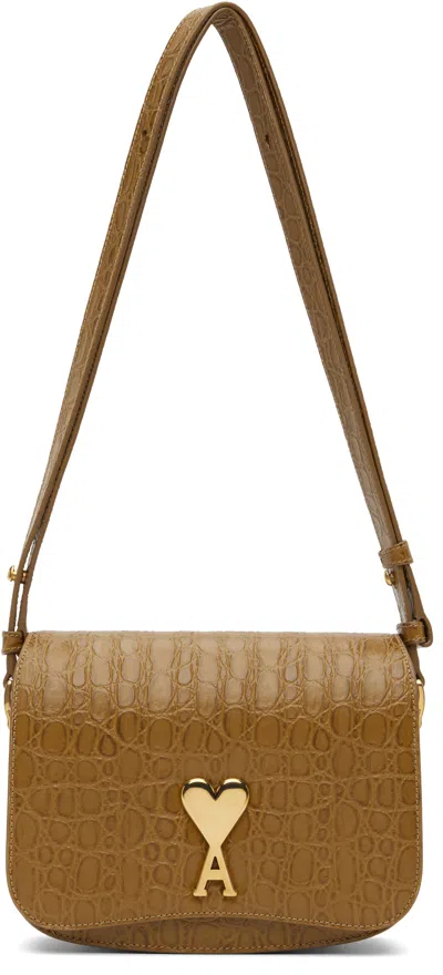 Ami Alexandre Mattiussi Tan Paris Paris Bag In Bronze/298