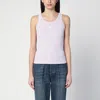 Ami Alexandre Mattiussi Ami Paris Tank Top Ami De Coeur Lilac Women In Purple