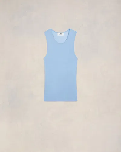 Ami Alexandre Mattiussi Tanktop Blue Unisex