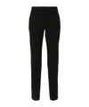 Ami Alexandre Mattiussi High-waist Tapered-leg Trousers In Black