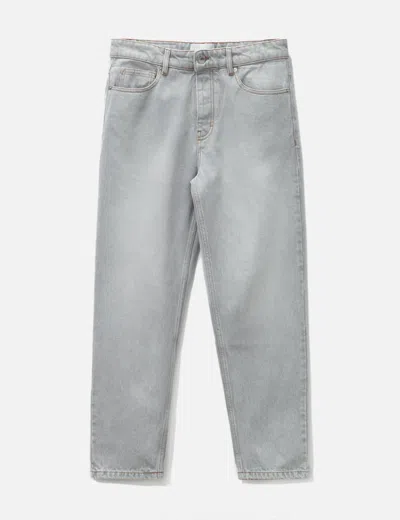 Ami Alexandre Mattiussi Tapered Fit Jeans In Grey