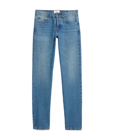 Ami Alexandre Mattiussi Tapered-leg Jeans In Blue