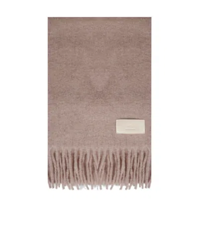 Ami Alexandre Mattiussi Tassel Scarf In Nude