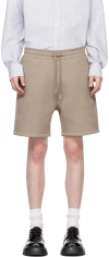 Ami Alexandre Mattiussi Taupe Ami De Cœur Shorts In 2811 Light Taupe