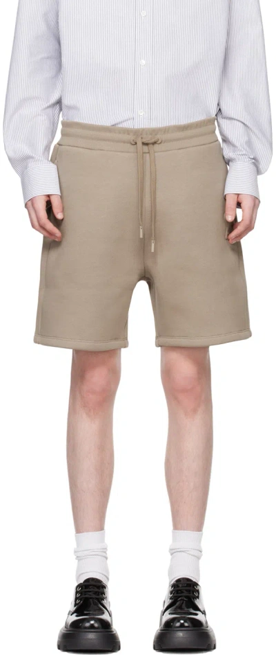Ami Alexandre Mattiussi Taupe Ami De Cœur Shorts In 2811 Light Taupe