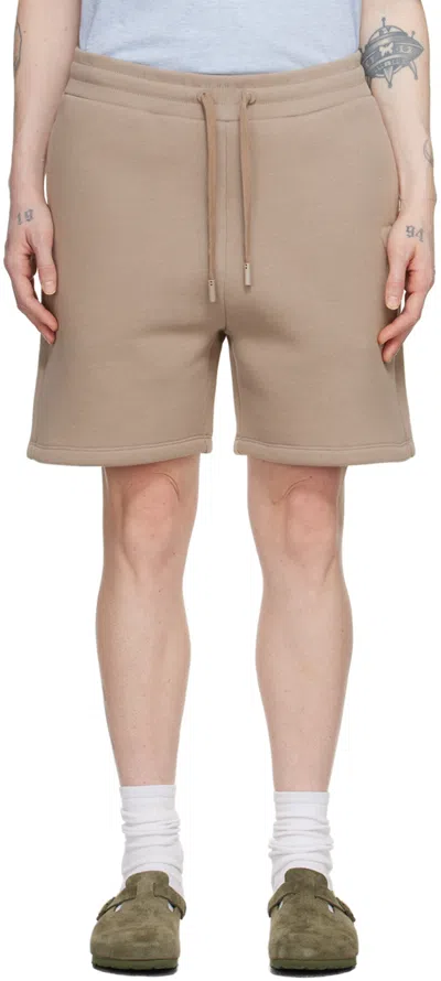 Ami Alexandre Mattiussi Taupe Ami De Cœur Shorts In Light Taupe/2811