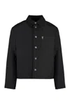 Ami Alexandre Mattiussi Padded Ami De Coeur Overshirt Black For Men In Black