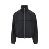 Ami Alexandre Mattiussi Technical Fabric Blouson Jacket In Black