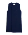 Ami Alexandre Mattiussi Textured Mini Dress In Blue
