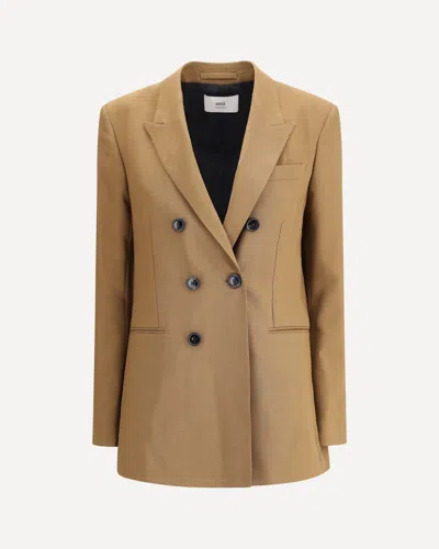 AMI ALEXANDRE MATTIUSSI THE DOUBLE-BREASTED WOOL BLAZER