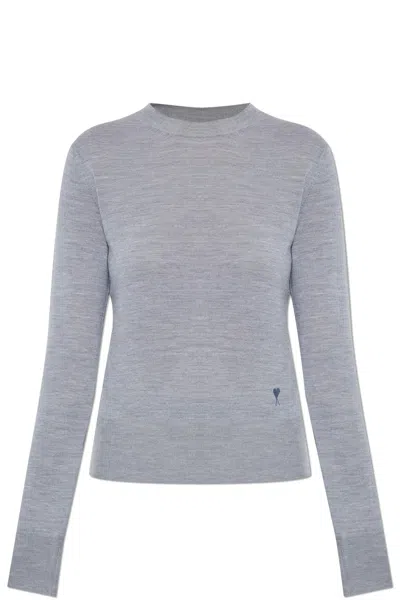 AMI ALEXANDRE MATTIUSSI AMI ALEXANDRE MATTIUSSI THIN WOOL SWEATER