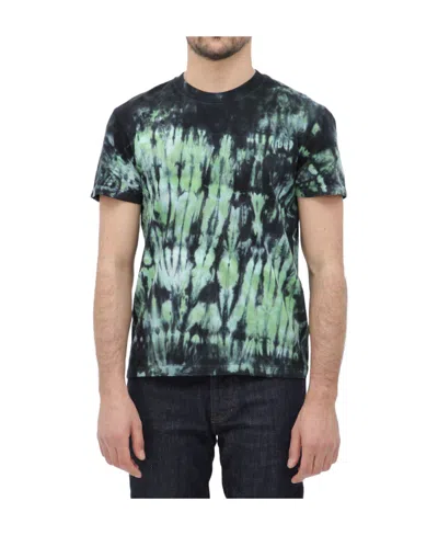 Ami Alexandre Mattiussi Tie Dye-print Cotton T-shirt In Green