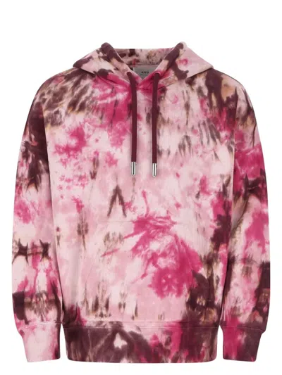 Ami Alexandre Mattiussi Tiedye Pattern Sweatshirt | Size Small | Usw208 Color 733654