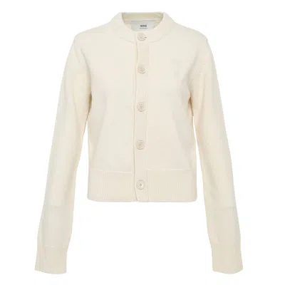 Ami Alexandre Mattiussi Tonal Adc Cardigan In Yellow