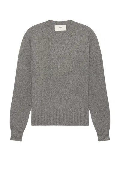 Ami Alexandre Mattiussi Tonal Adc Sweater In Gray