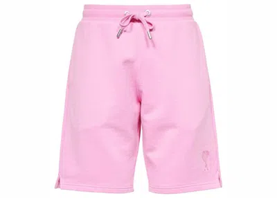 Pre-owned Ami Alexandre Mattiussi Tonal Adc Sweatshirt In Candy Pink