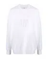 Ami Alexandre Mattiussi Tonal Logo-embroidered Sweatshirt