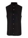 Ami Alexandre Mattiussi Crepe Viscose Top Shirts Black In Black