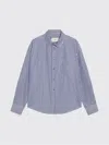 Ami Alexandre Mattiussi Shirt Ami Paris Men Color Blue In Blue