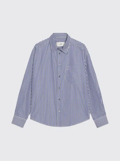 Ami Alexandre Mattiussi Shirt Ami Paris Men Color Blue