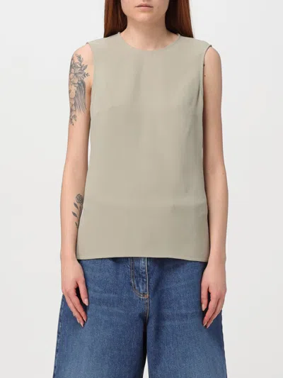 Ami Alexandre Mattiussi Top Ami Paris Woman Color Sage