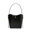 Ami Alexandre Mattiussi Mini Paris Paris Bucket Bag Black In Black