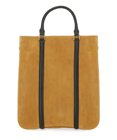 Ami Alexandre Mattiussi Tote Bag In Beige