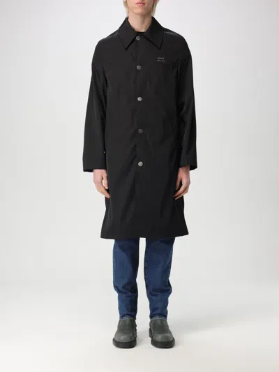AMI ALEXANDRE MATTIUSSI TRENCH COAT AMI PARIS MEN COLOR BLACK,G35568002