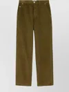 Ami Alexandre Mattiussi Ami Paris Bronze Corduroy Trousers Men In Multi